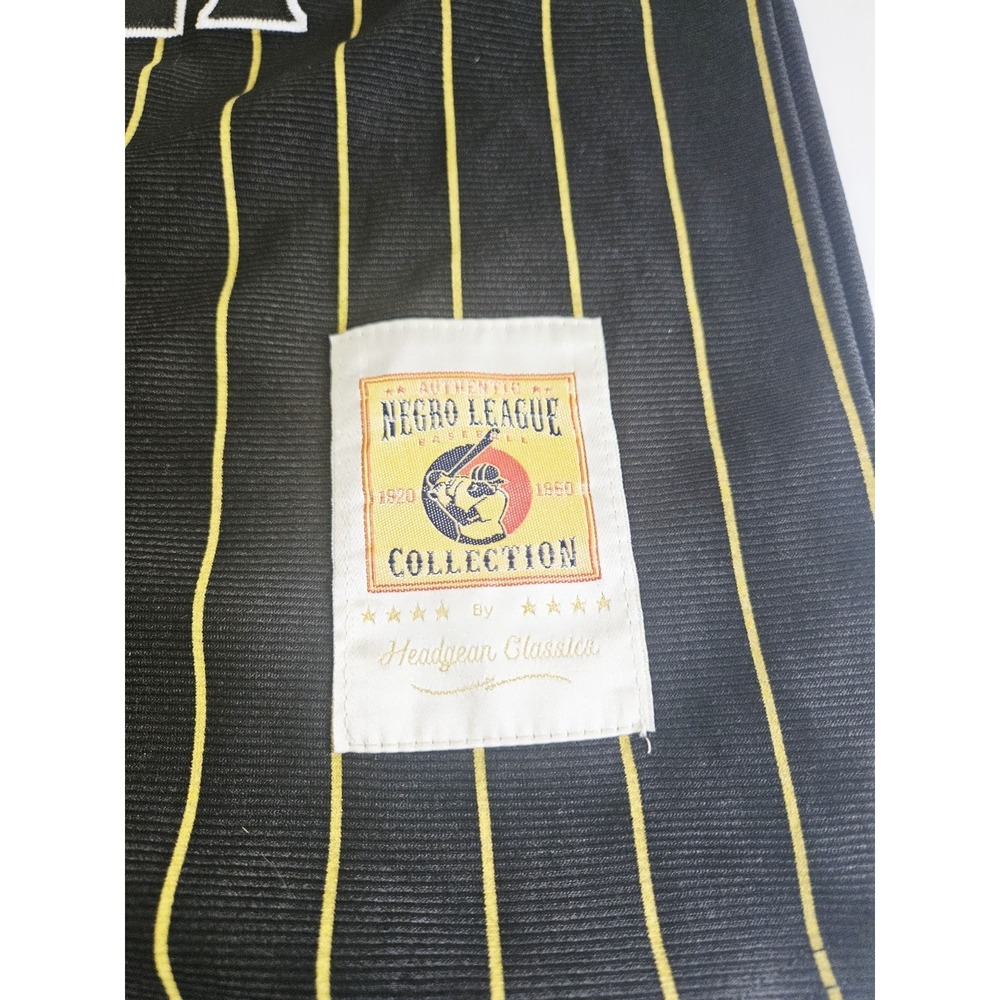 Pittsburgh Crawfords Jersey - Mens Small Black Negro League 21 Baseball Headgear - Picture 2 of 11